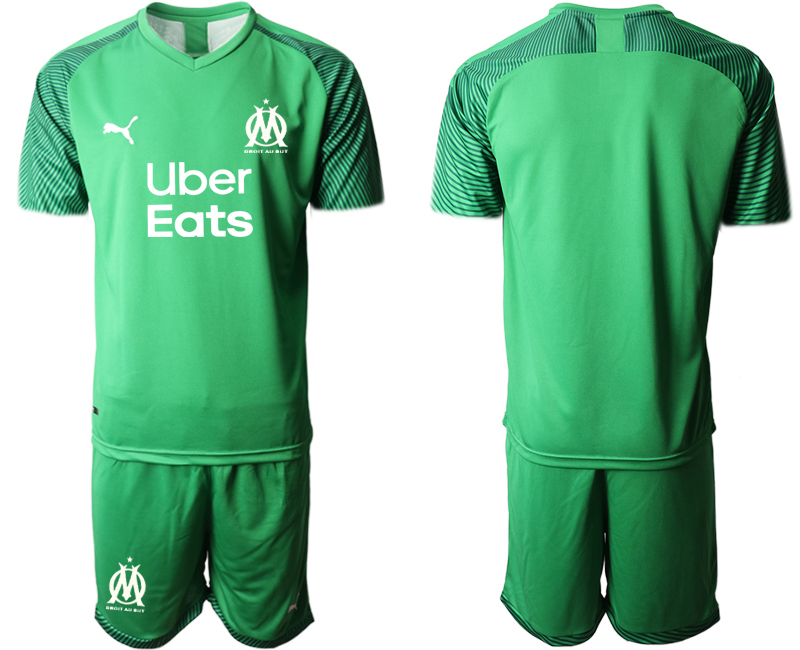 Men 2020-2021 club Marseille green goalkeeper Soccer Jerseys1